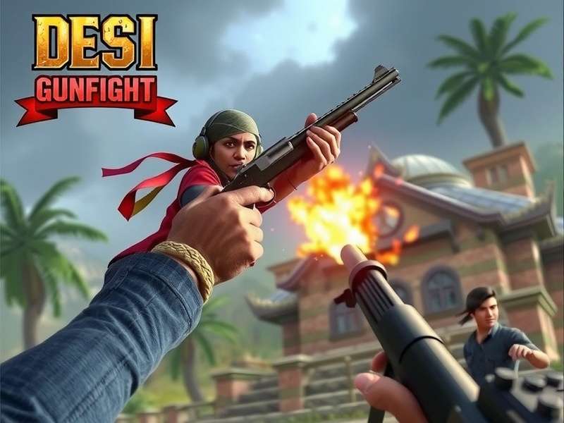 Desi Gunfight Gameplay Screenshot